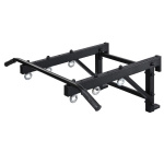 Шведская стенка RS-Т13 черный (+кольца, канат)