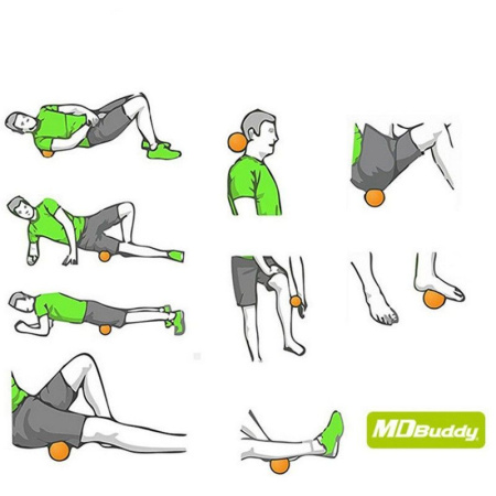 Мяч массажный MD Buddy MD1224