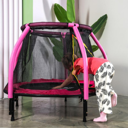 батут dfc jump kids 48" розовый Батут DFC JUMP KIDS 48" розовый