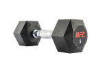 Комплект обрезиненных октагональных гантелей 10 пар от 2,5 до 25кг UFC Octagon Dumbbell