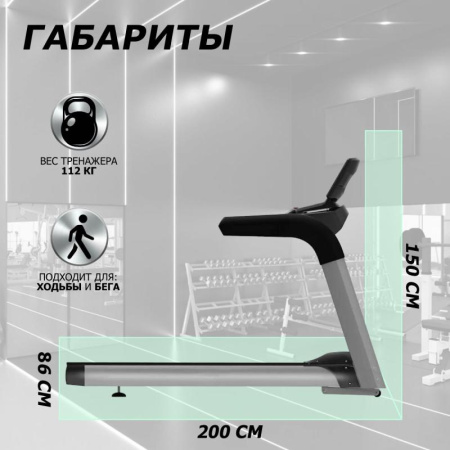 Беговая дорожка "Premier 4TE PROF" P-4TE