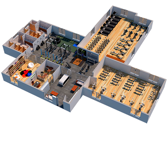 Оснащение фитнес-клубов с нуля Оснащение фитнес-клубов с нуля